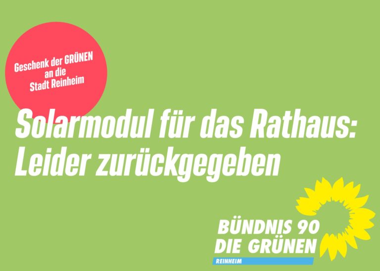 Bürgermeister gibt das Steckersolar-Gerät wegen rechtlicher Bedenken zurück