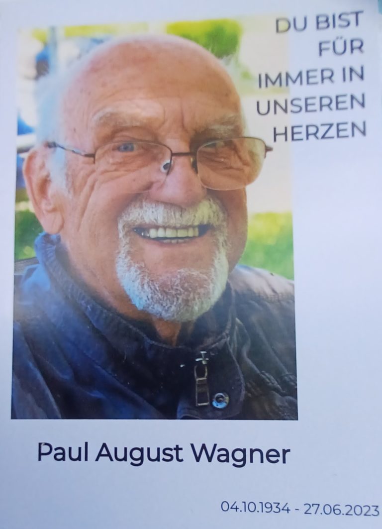 Nachruf für Paul August Wagner – Mitbegründer der Reinheimer Grünen