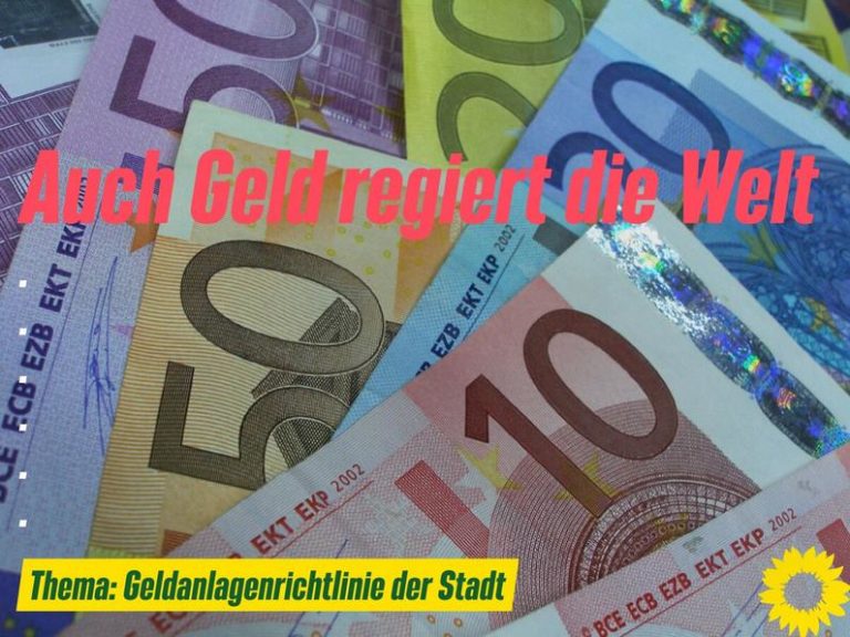 Auch Geld regiert die Welt