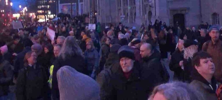 „GRÜNE Reinheim demonstrieren für Vielfalt und Weltoffenheit“