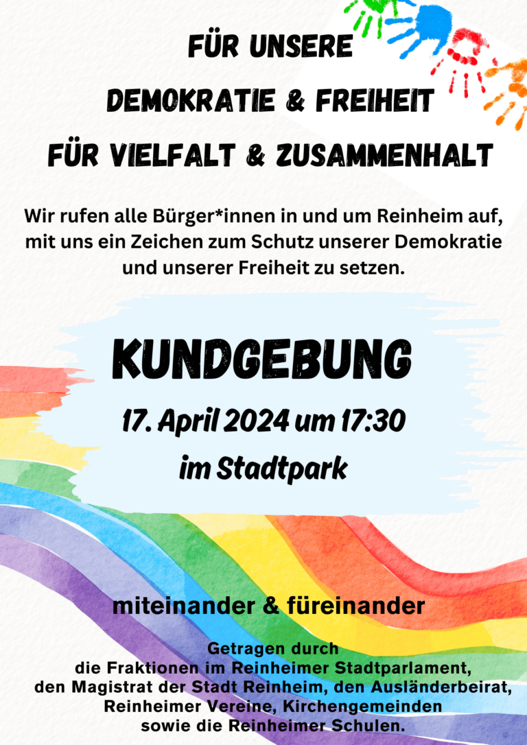 Kundgebung für Demokratie & Freiheit